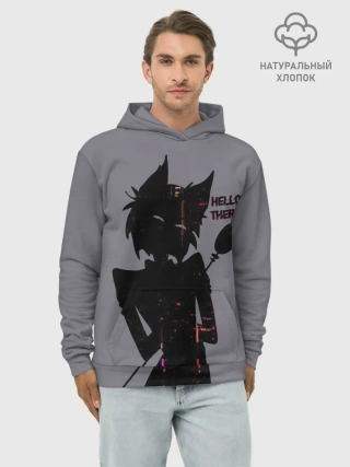 Худи мужской база хлопок / Отель Хазбин
