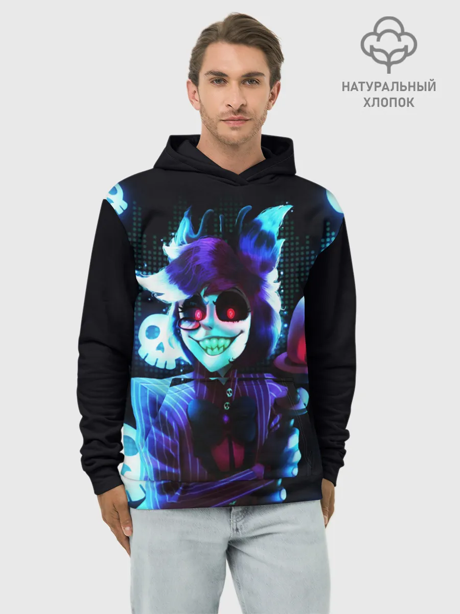 Худи мужской база хлопок / Отель Хазбин