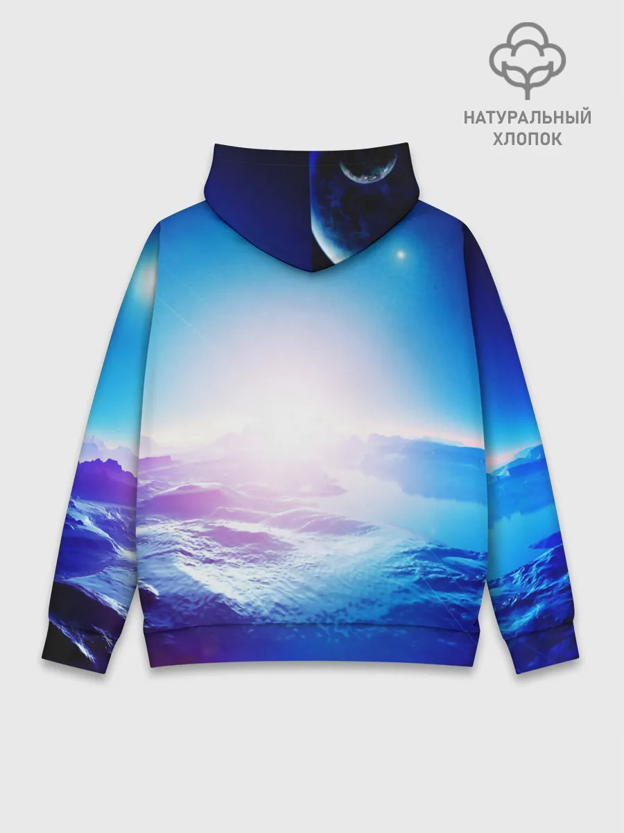 Худи мужской база хлопок / ЛУНА