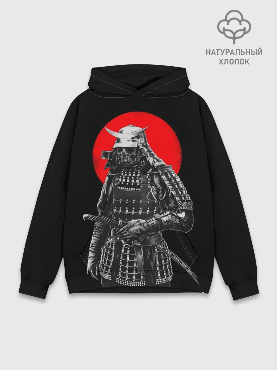 Худи мужской база хлопок / Самурай