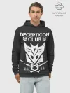 Худи мужской база хлопок / Трансформеры Deceticon