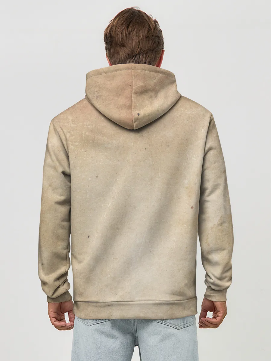 Худи мужской база хлопок / Масутацу Ояма