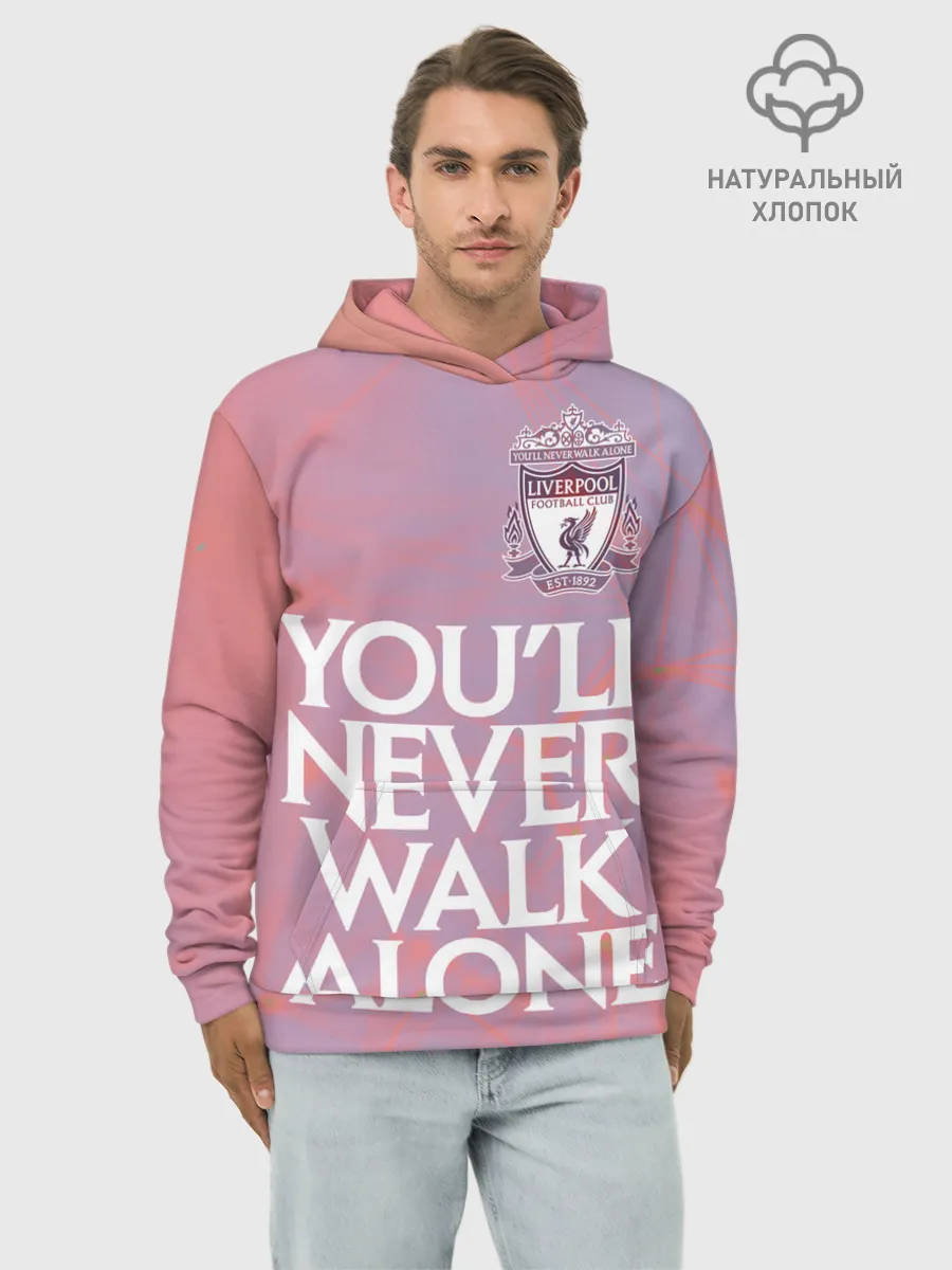 Худи мужской база хлопок / LIVERPOOL