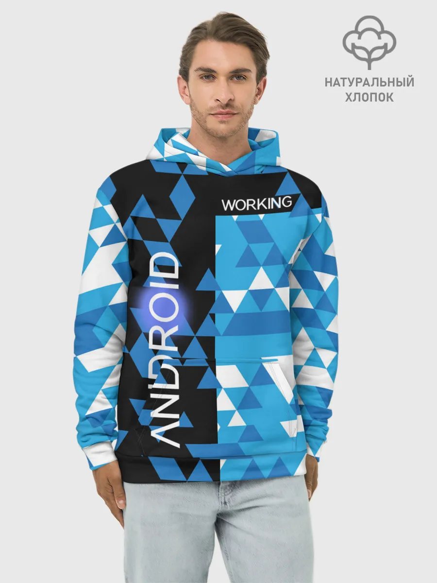 Худи мужской база хлопок / Detroit:become