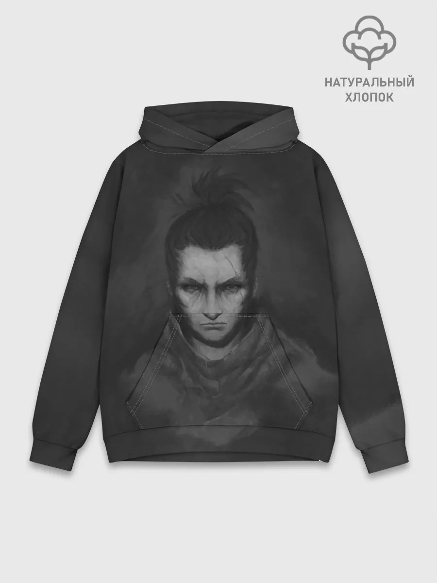 Худи мужской база хлопок / Sekiro Art