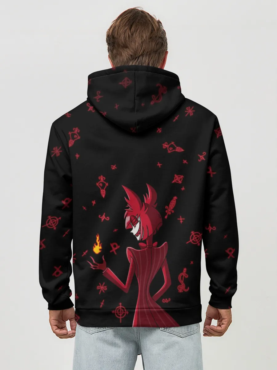 Худи мужской база хлопок / Аластор Отель Хазбин