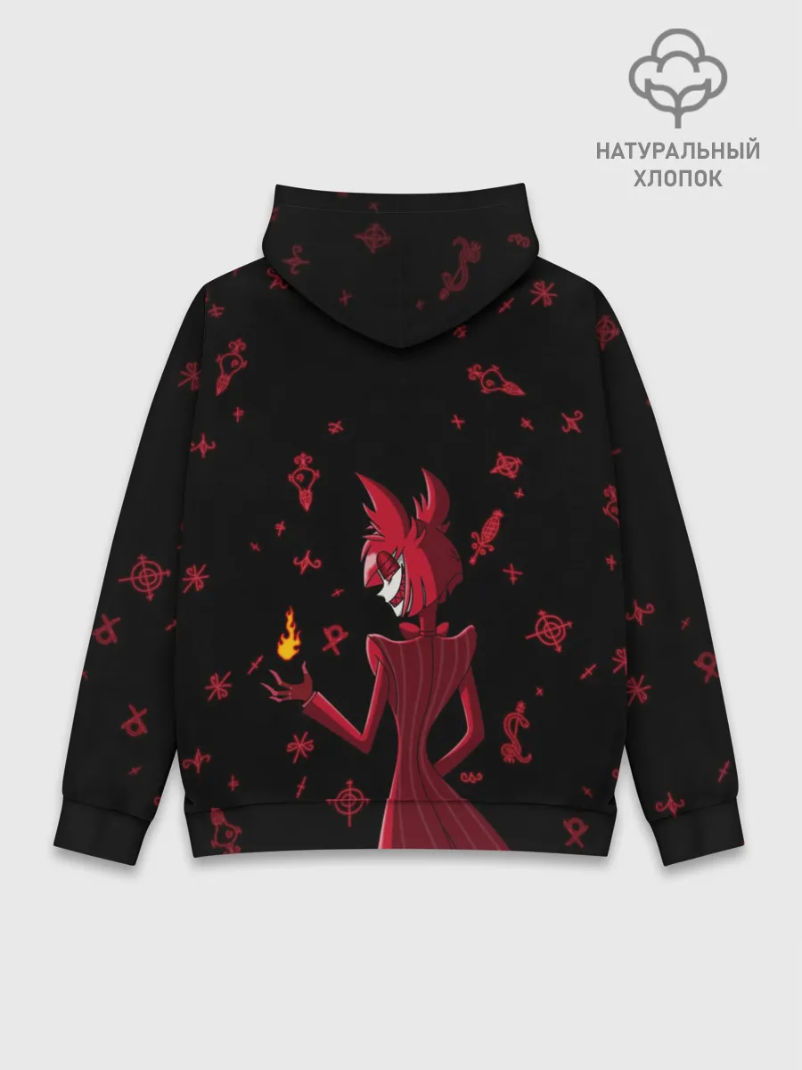 Худи мужской база хлопок / Аластор Отель Хазбин