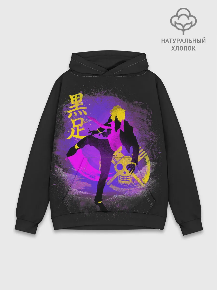 Худи мужской база хлопок / ТАНЕЦ ONE PIECE