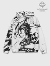 Худи мужской база хлопок / KIMETSU NO YAIBA TANJIRO KAMADO