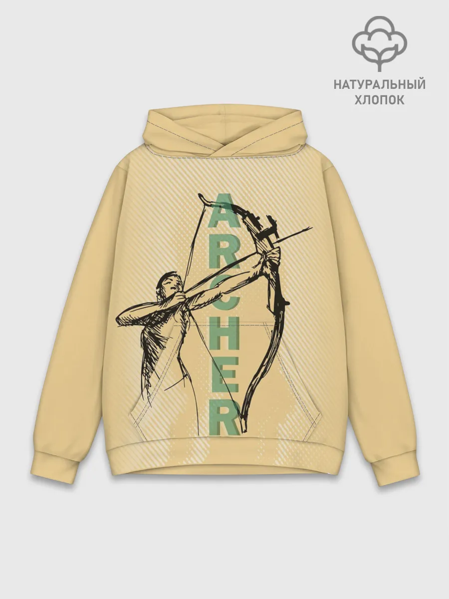 Худи мужской база хлопок / Archer