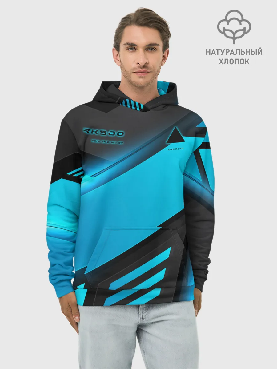 Худи мужской база хлопок / Detroit RK900