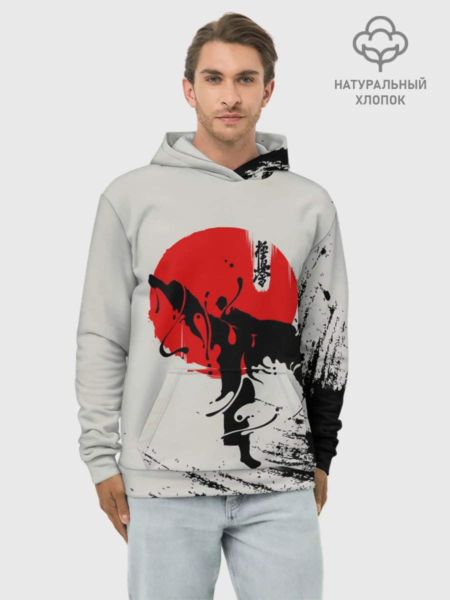 Худи мужской база хлопок / Kyokushinkai Karate