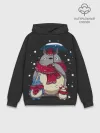 Худи мужской база хлопок / My Neighbor Totoro зонт от снега