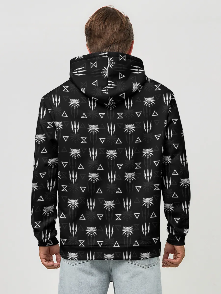 Худи мужской база хлопок / ВЕДЬМАК | THE WITCHER | ГЕРАЛЬТ | WOLF