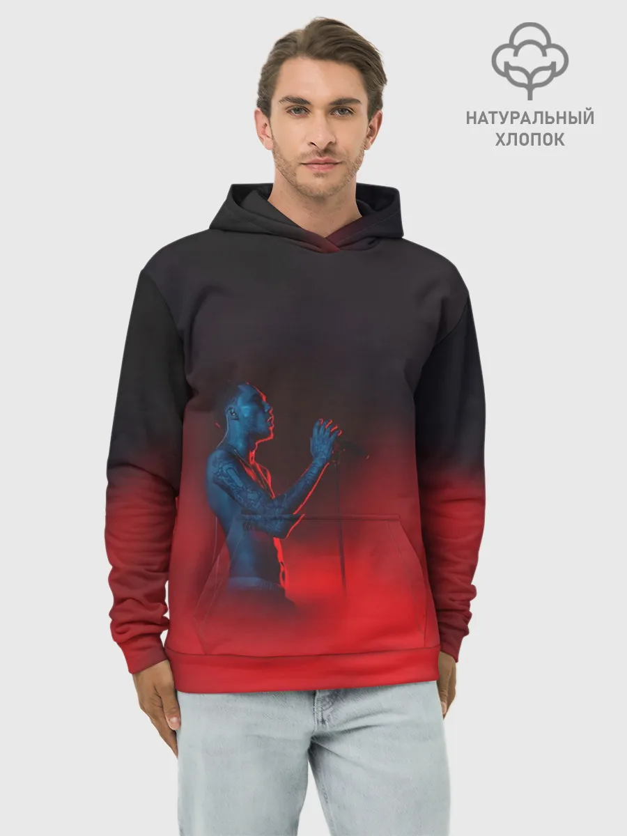 Худи мужской база хлопок / Скриптонит
