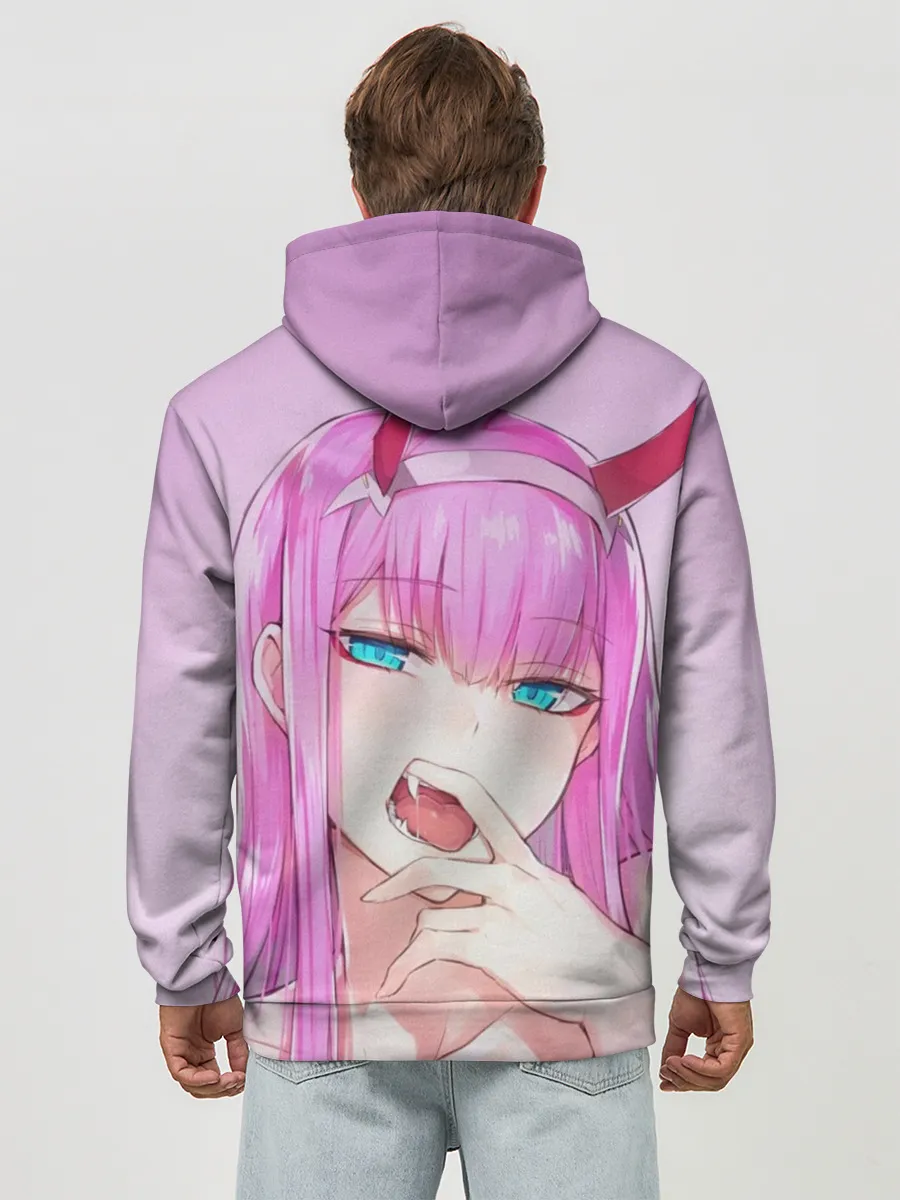 Худи мужской база хлопок / ахегао зеро ту