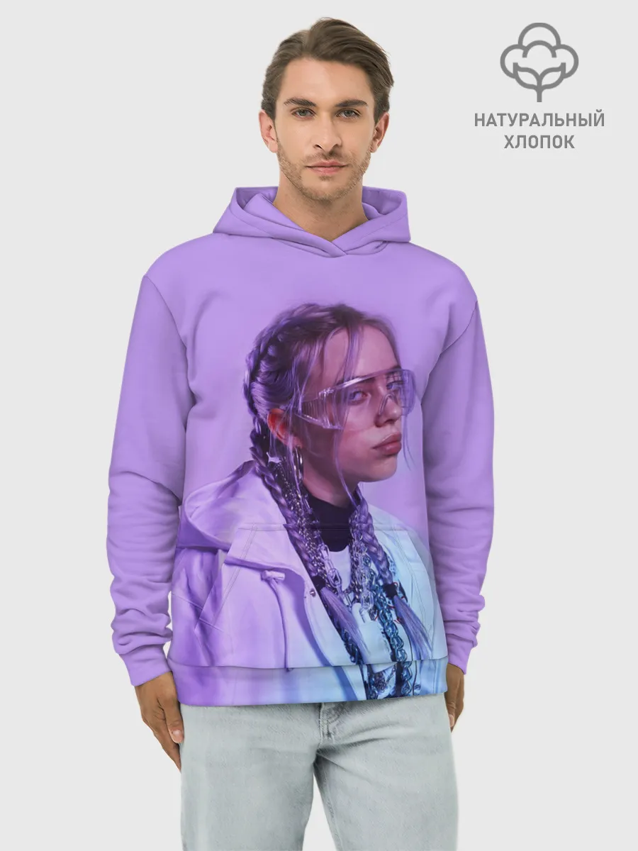 Худи мужской база хлопок / BILLIE EILISH