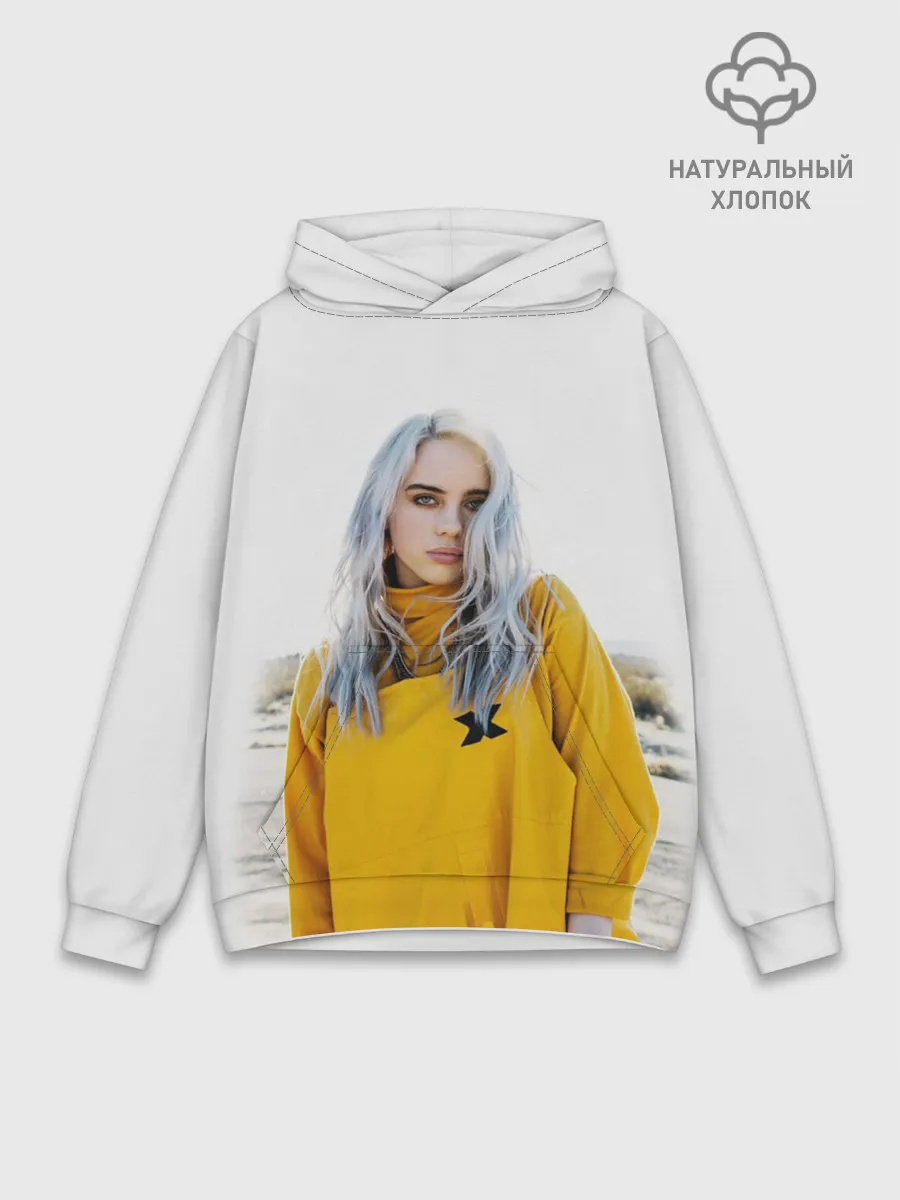 Худи мужской база хлопок / BILLIE EILISH
