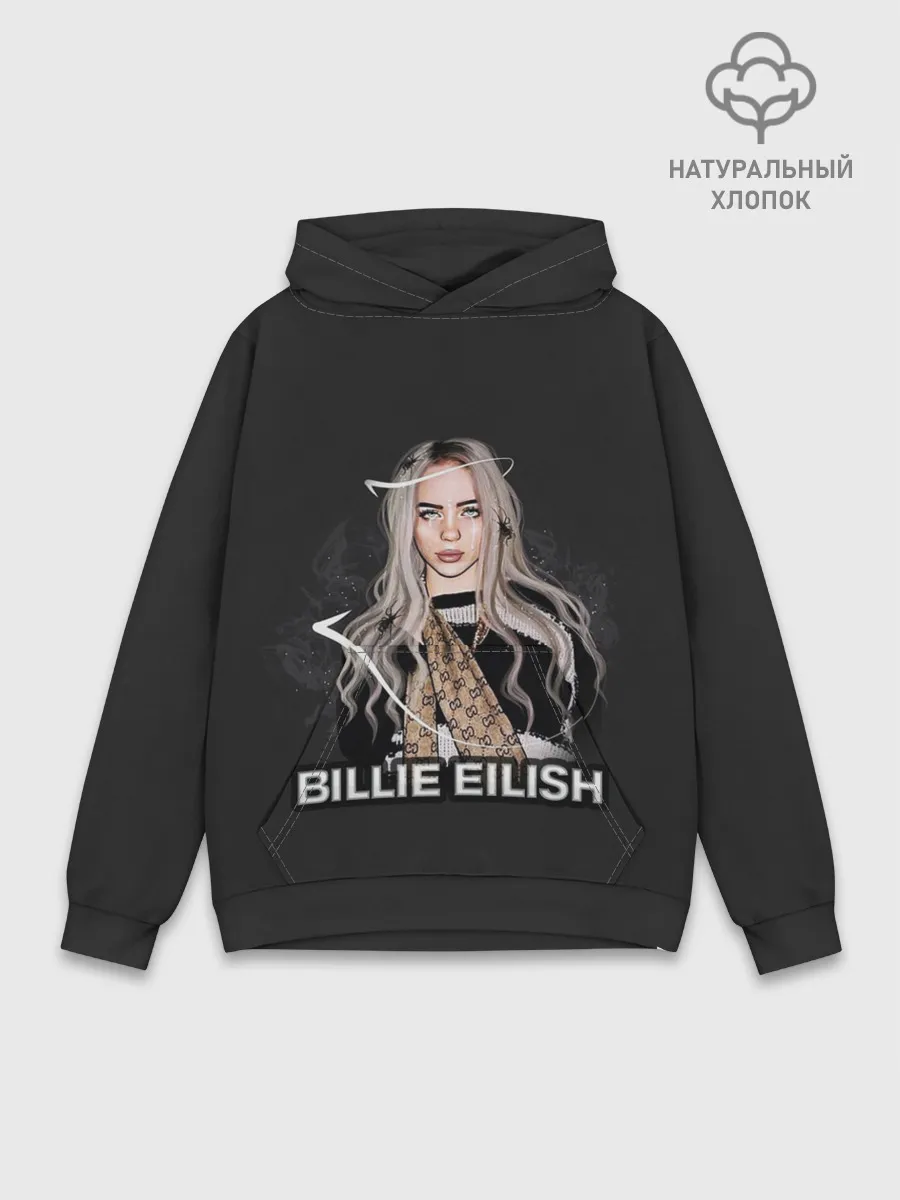 Худи мужской база хлопок / BILLIE EILISH