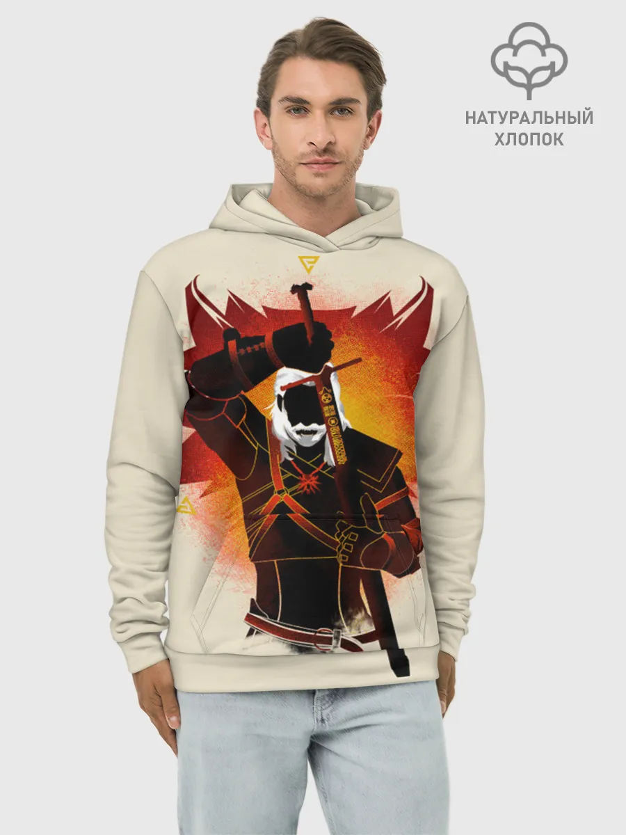 Худи мужской база хлопок / Ведьмак 3: Дикая Охота