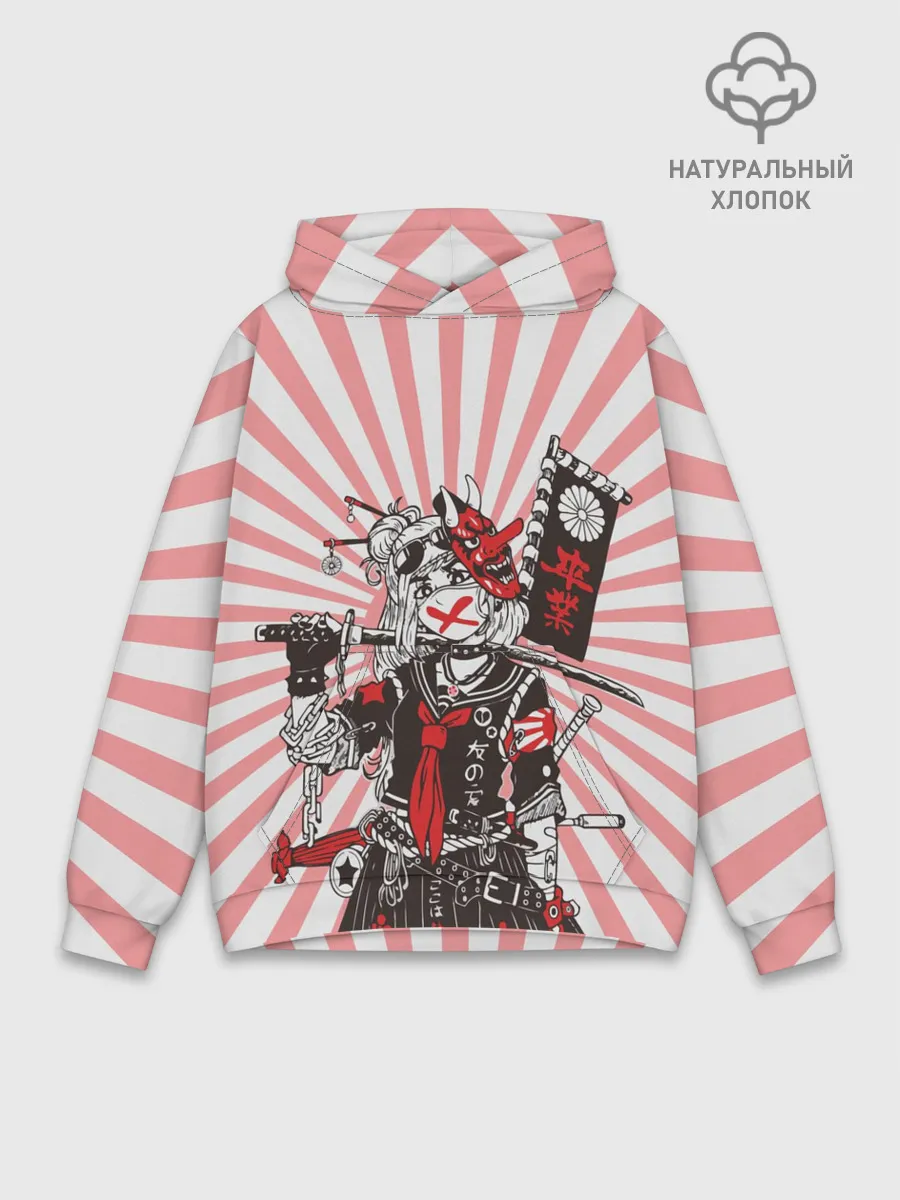 Худи мужской база хлопок / Убийца розового солнца