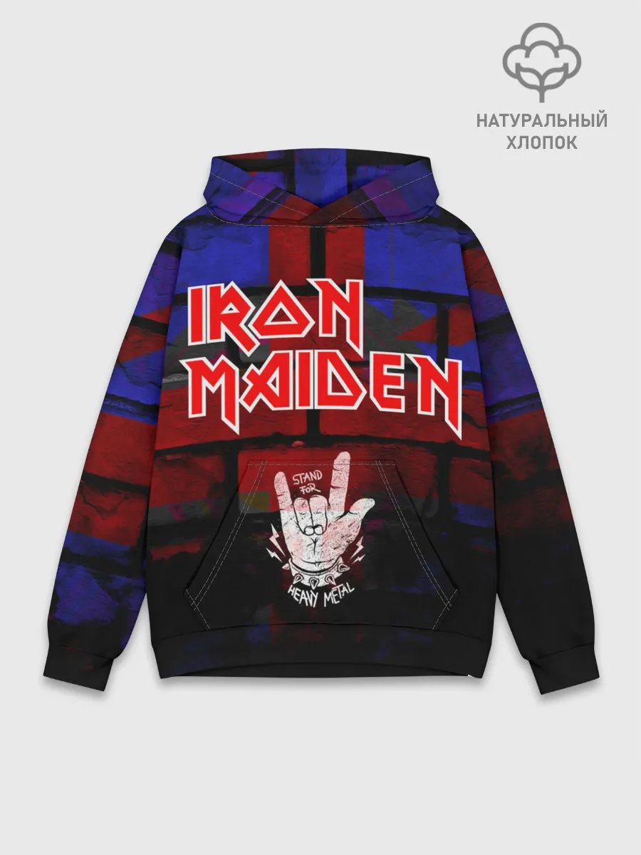 Худи мужской база хлопок / Iron Maiden
