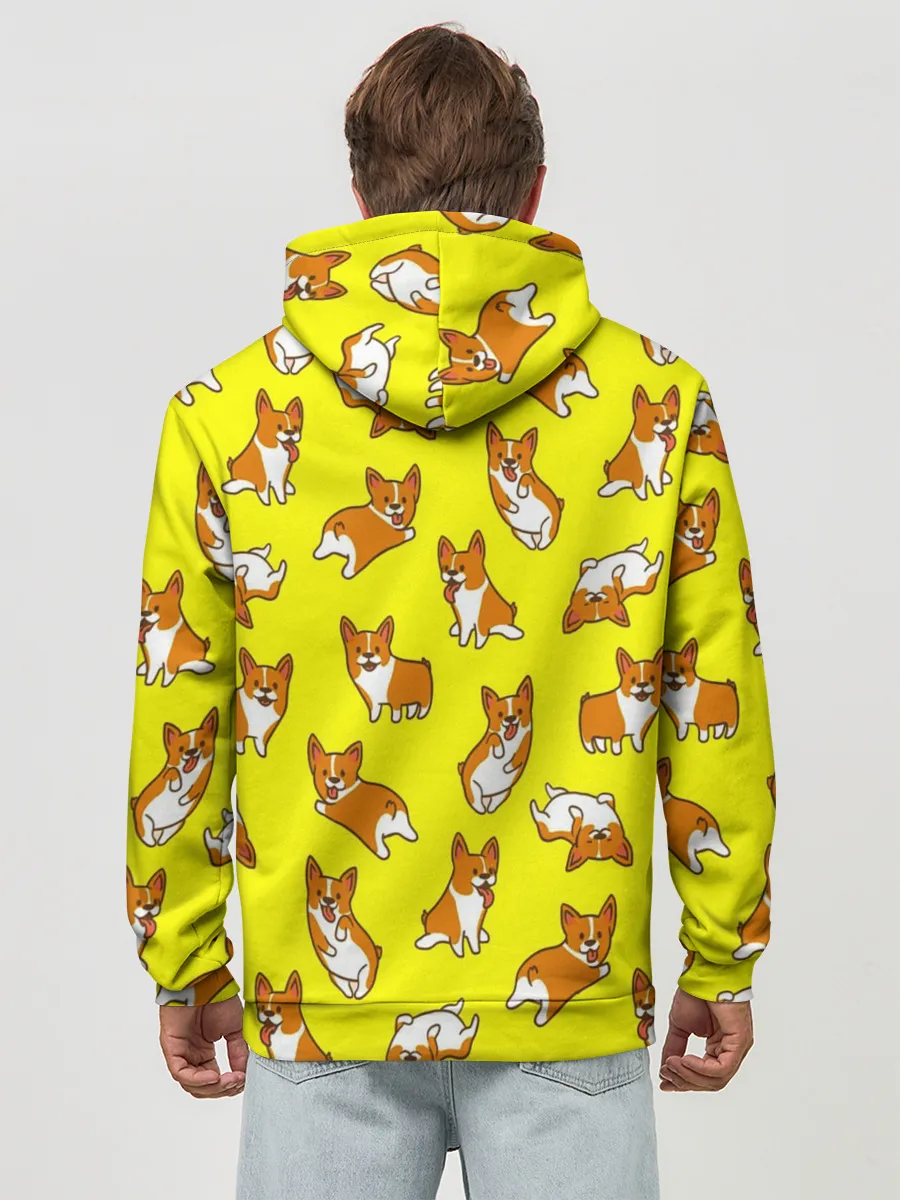 Худи мужской база хлопок / Corgi