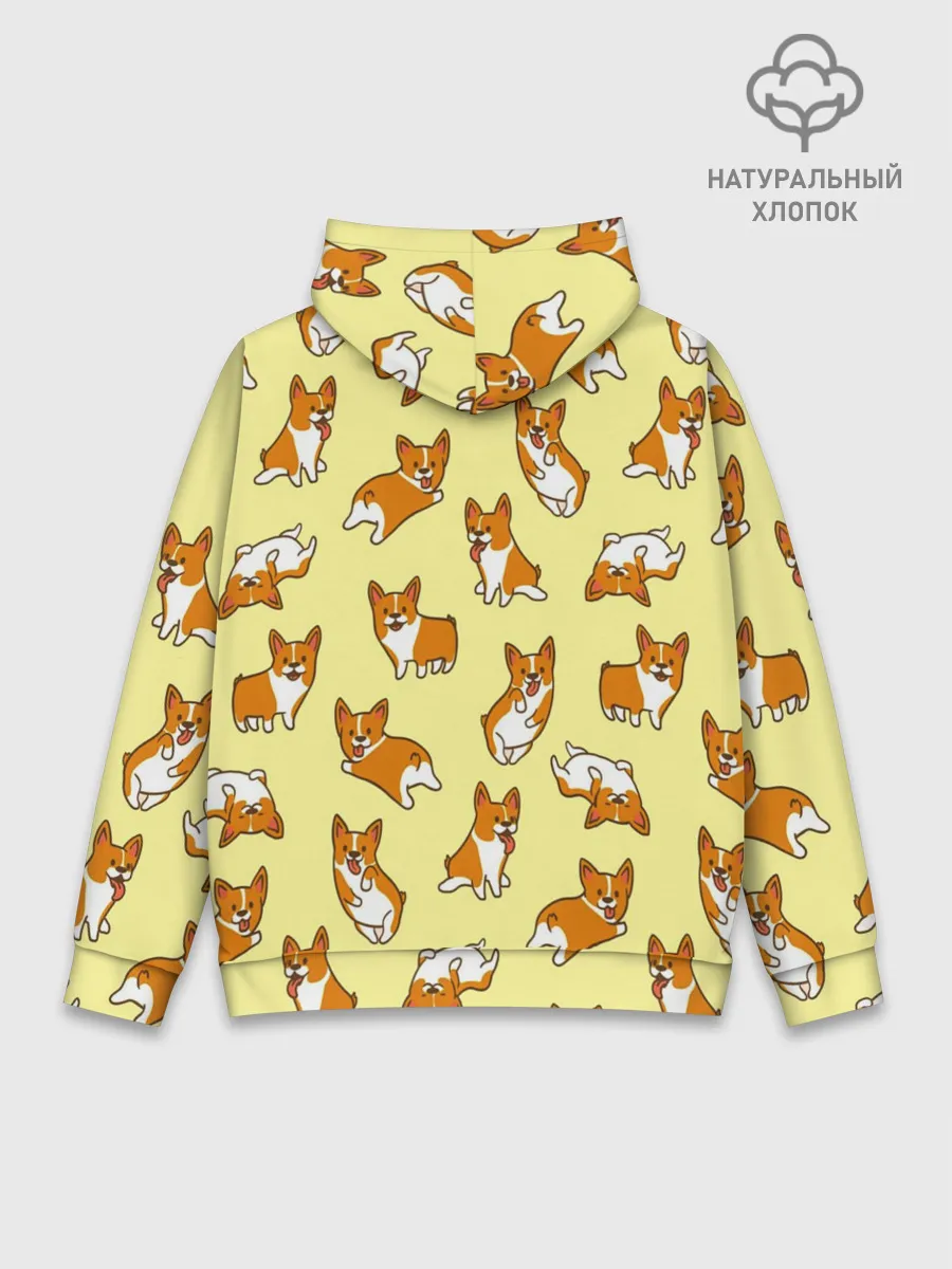 Худи мужской база хлопок / Корги