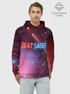 Худи мужской база хлопок / Beat Saber