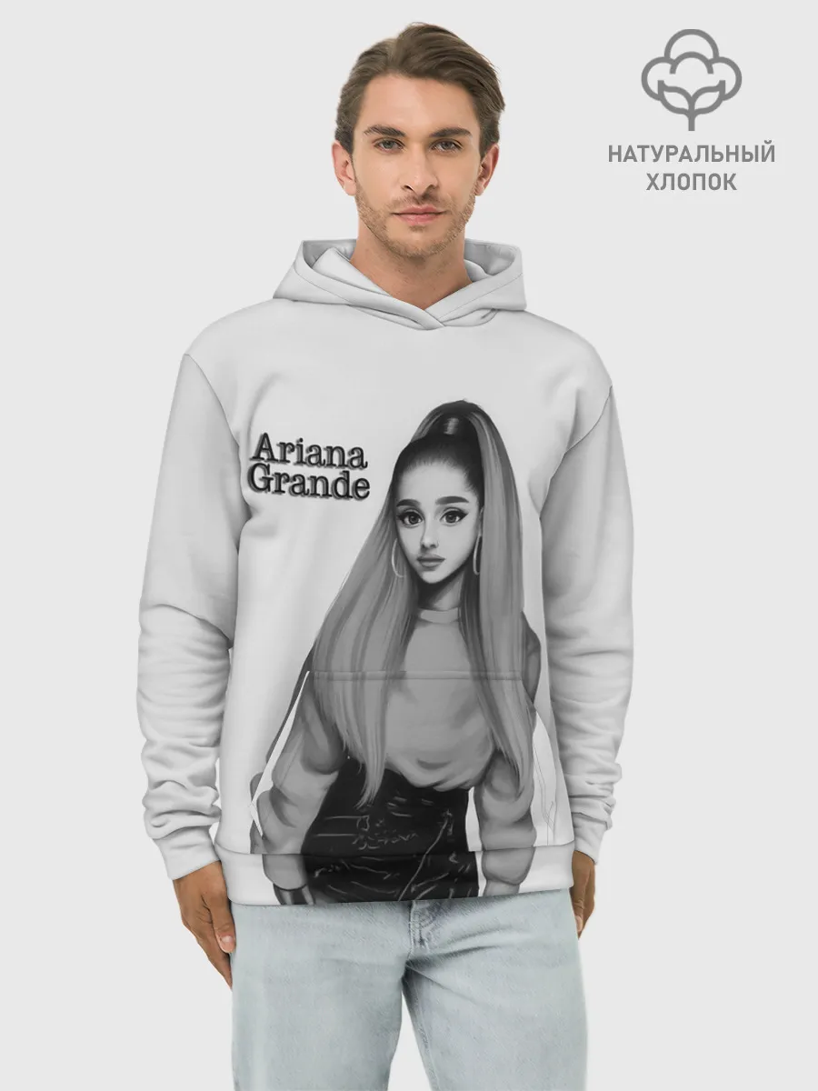 Худи мужской база хлопок / Ariana Grande