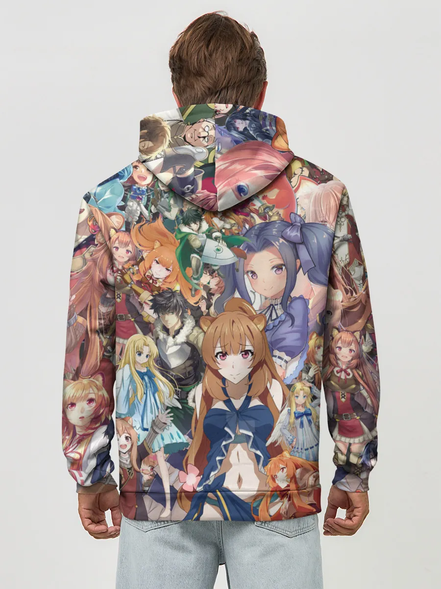 Худи мужской база хлопок / Восхождение Героя Щита