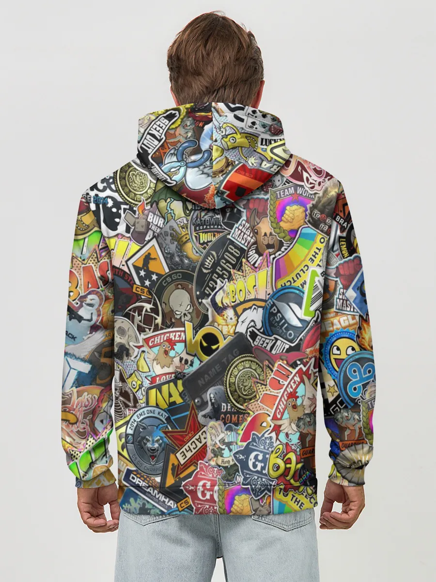 Худи мужской база хлопок / CS GO