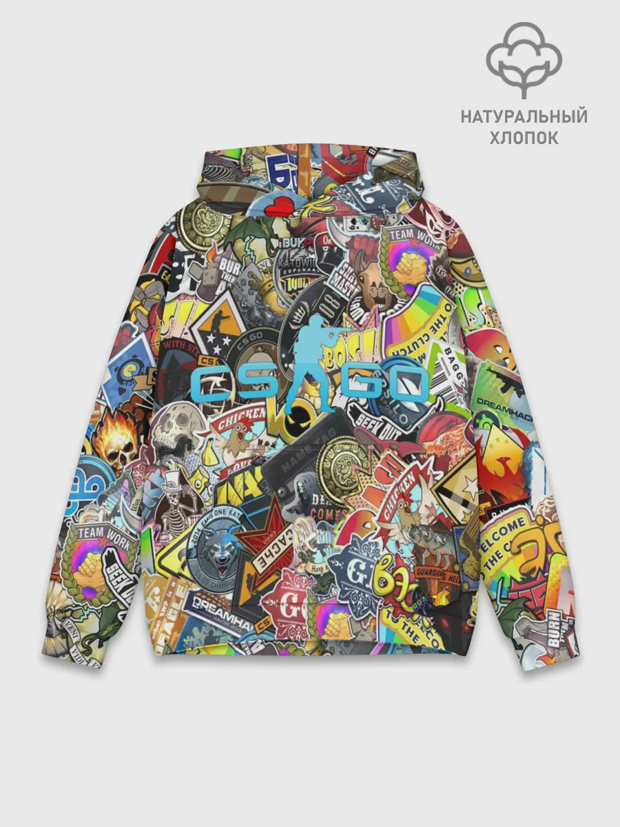 Худи мужской база хлопок / CS GO