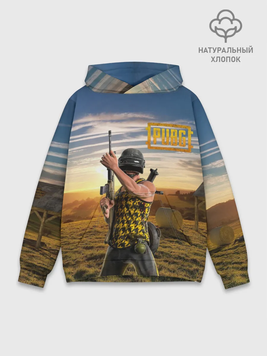 Худи мужской база хлопок / PUBG