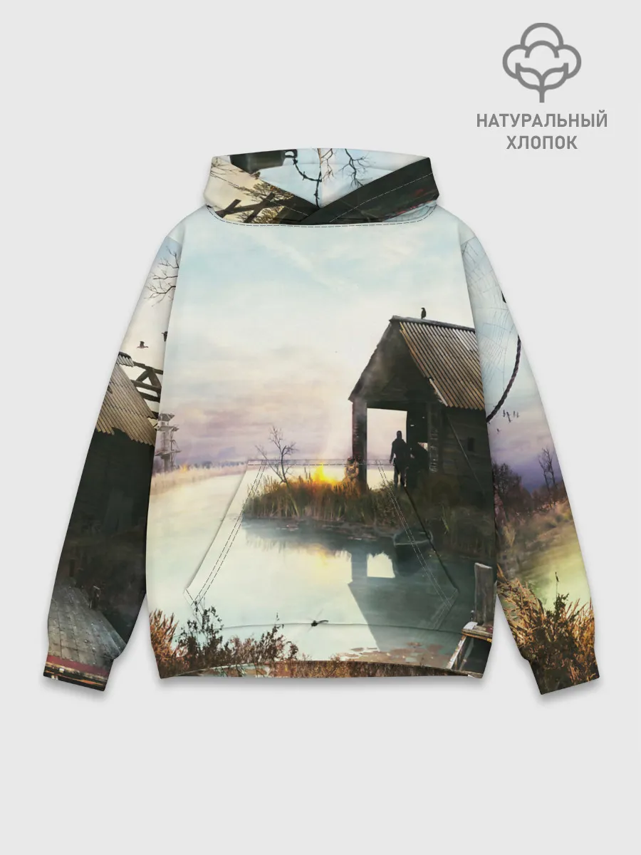 Худи мужской база хлопок / STALKER