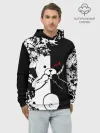 Худи мужской база хлопок / MONOKUMA держит руки