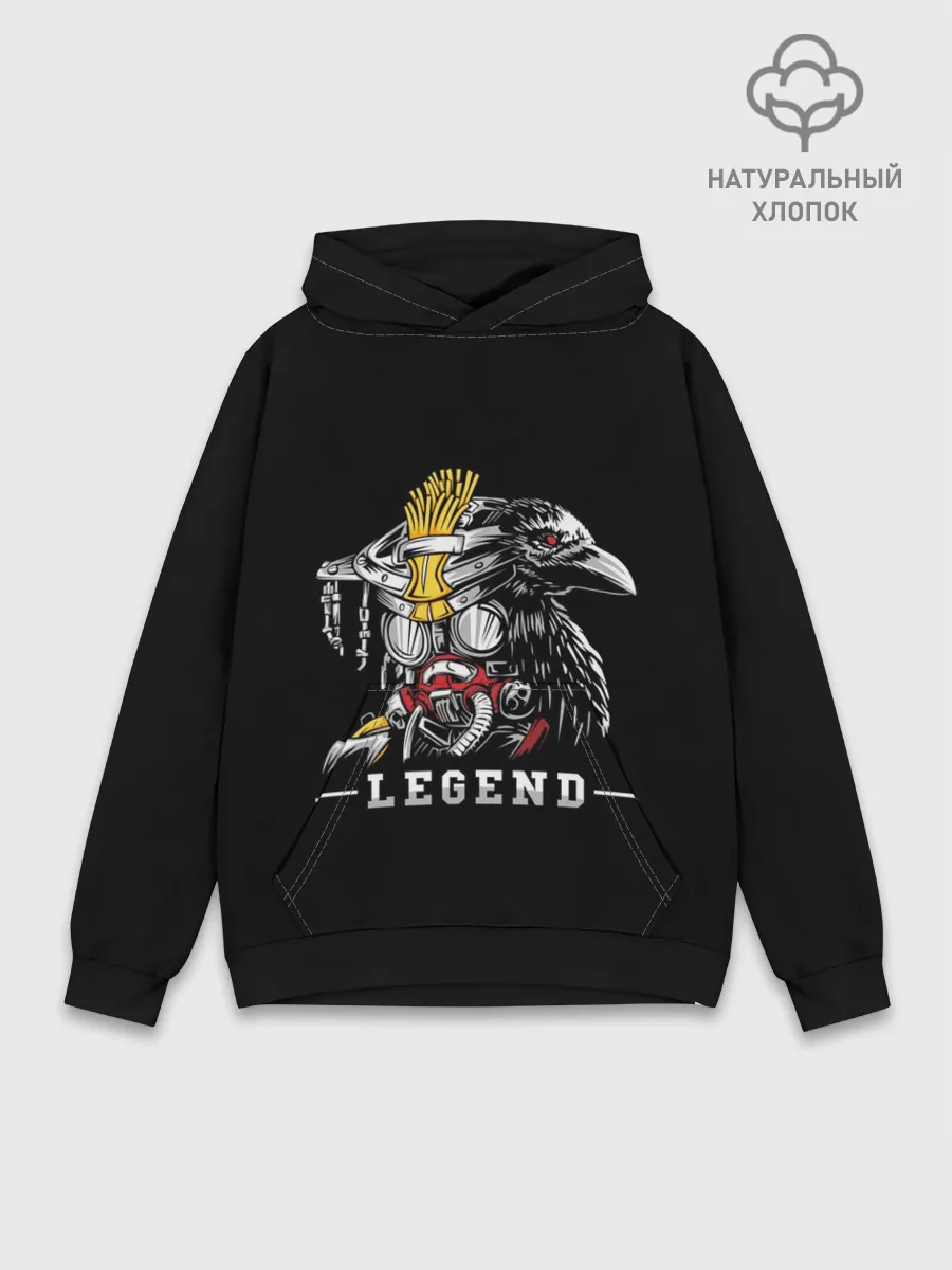 Худи мужской база хлопок / Бладхаунд