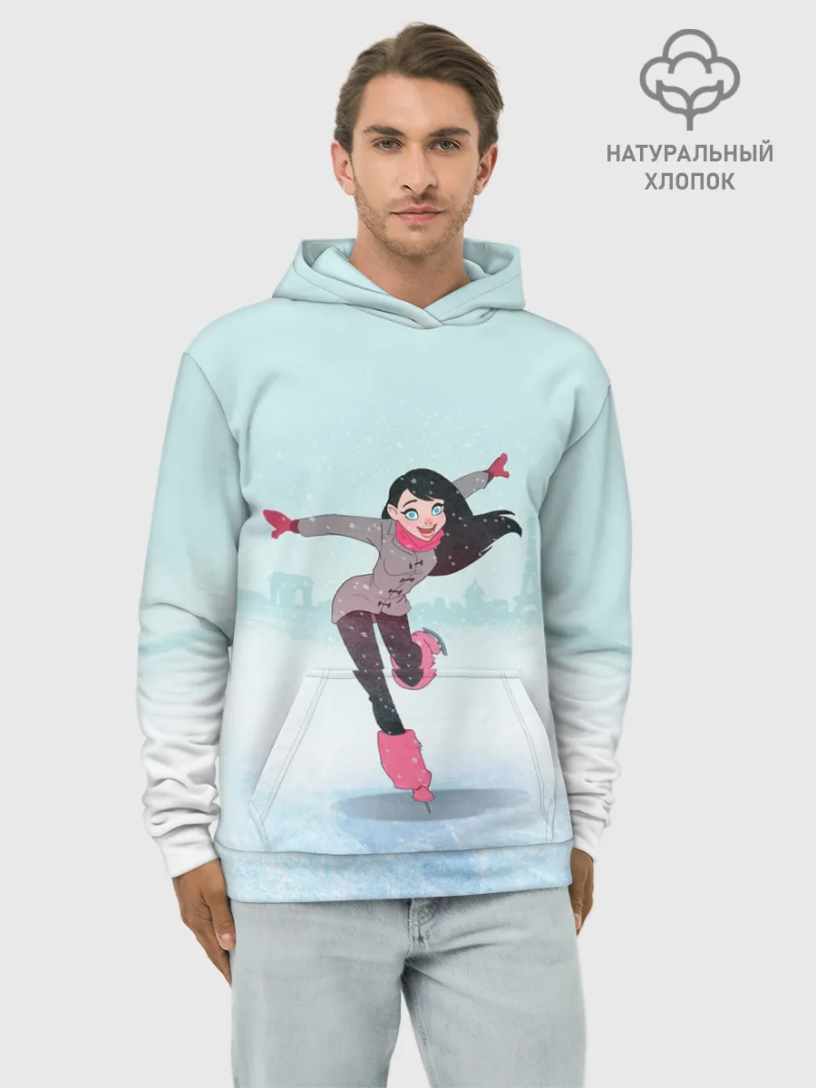 Худи мужской база хлопок / Фигурное катание