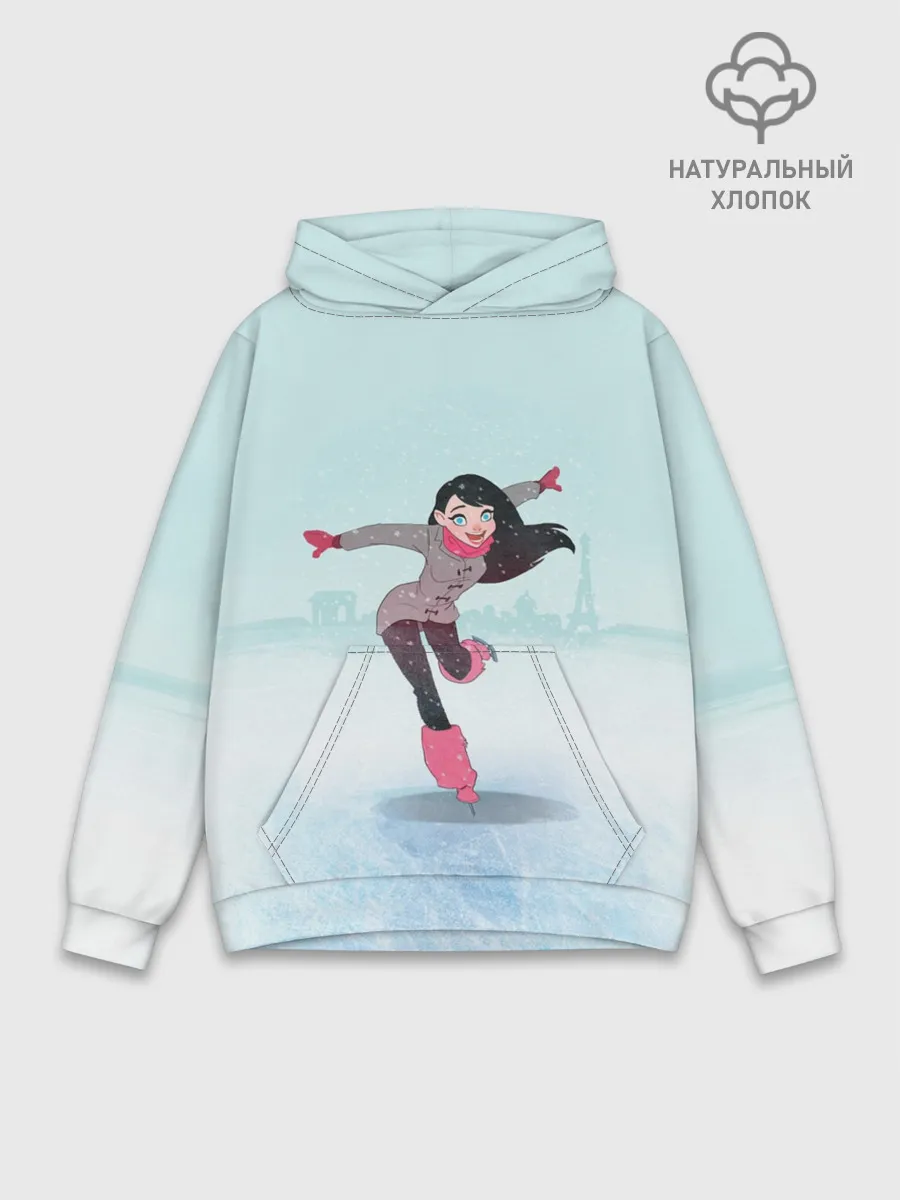 Худи мужской база хлопок / Фигурное катание