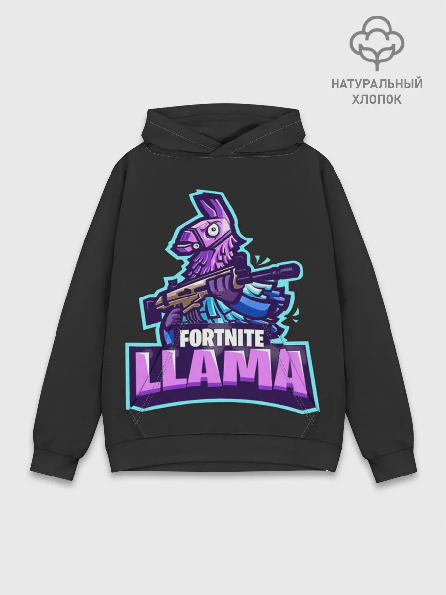 Худи мужской база хлопок / Fortnite LLAMA