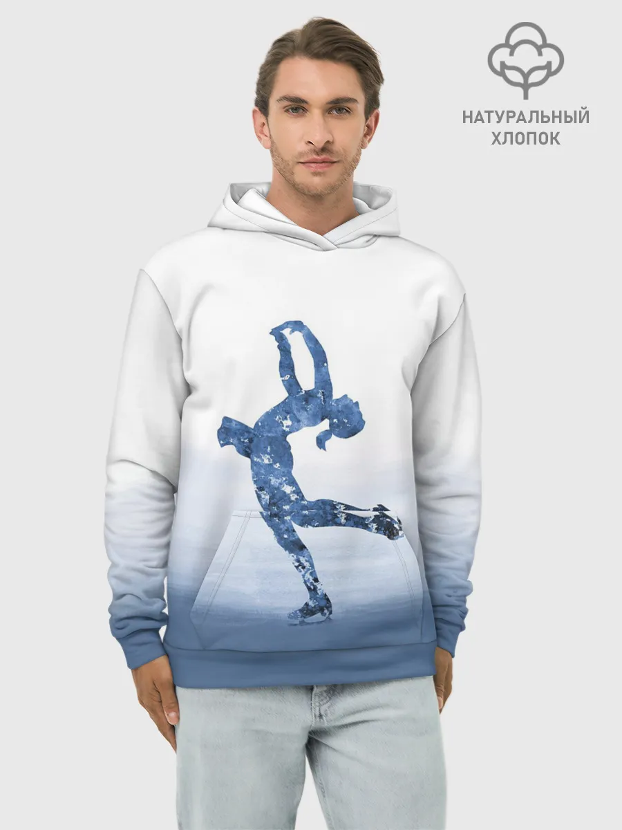 Худи мужской база хлопок / Фигурное катание