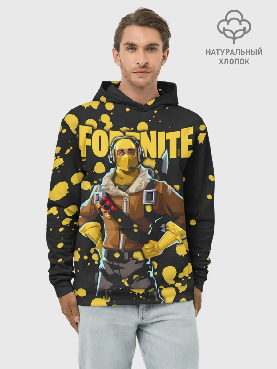 Худи мужской база хлопок / Fortnite
