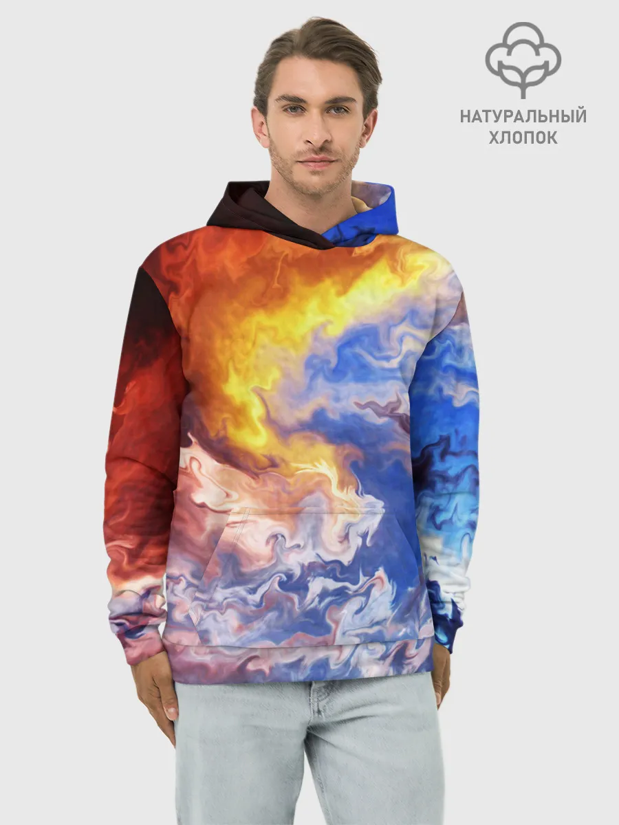 Худи мужской база хлопок / Краски
