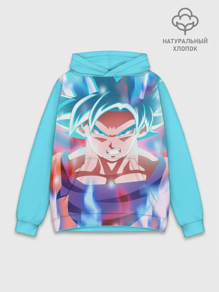 Худи мужской база хлопок / Гоку