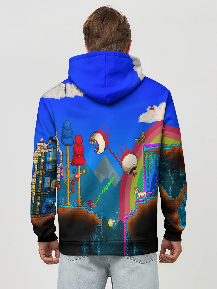 Худи мужской база хлопок / TERRARIA GAME