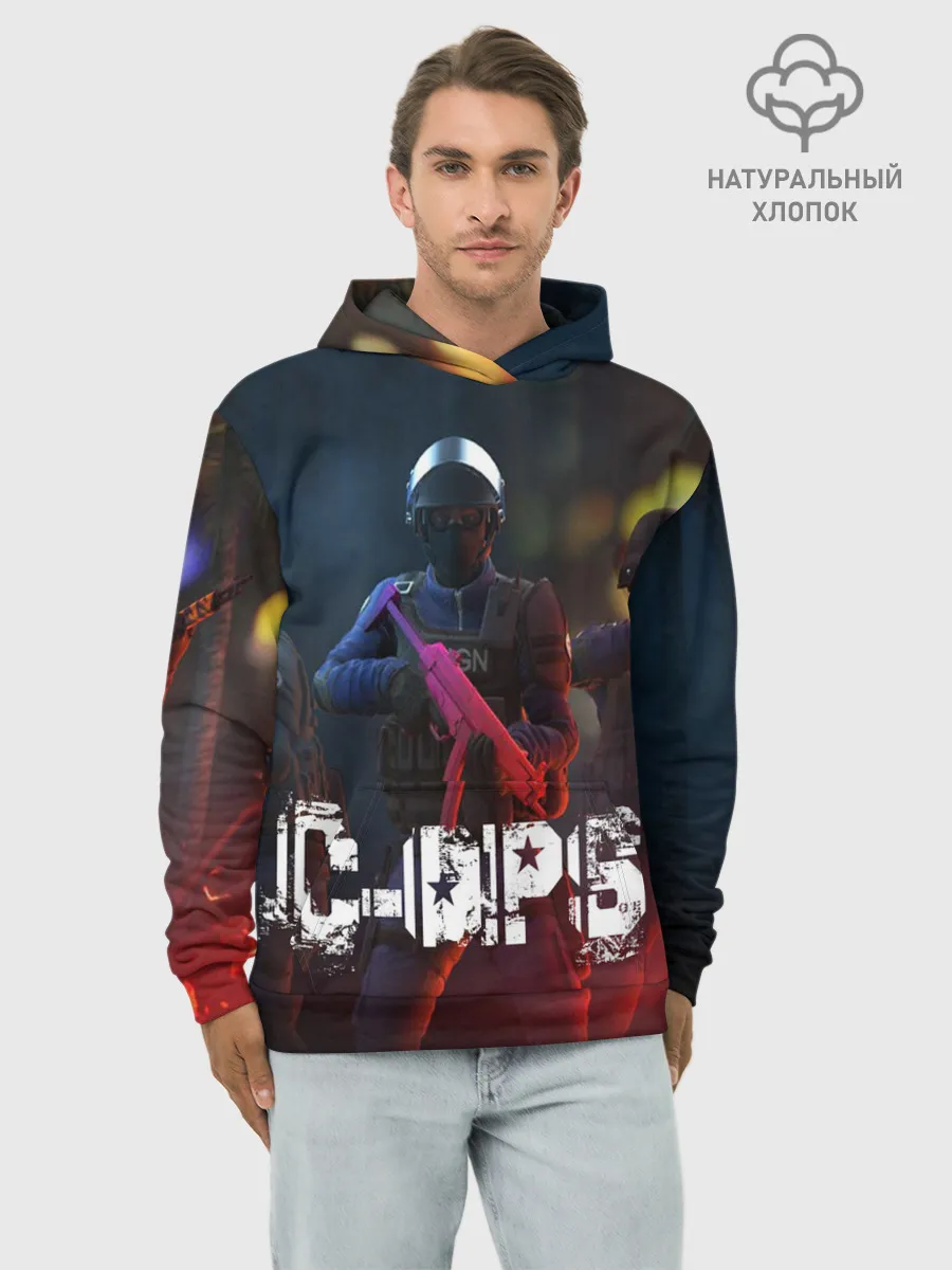 Худи мужской база хлопок / C-OPS