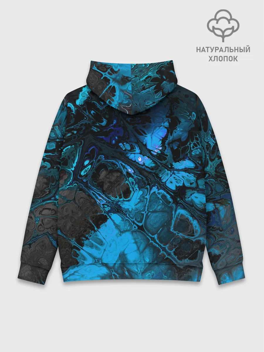 Худи мужской база хлопок / Nu abstracts art