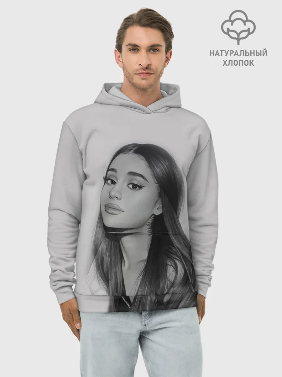 Худи мужской база хлопок / Ariana Grande