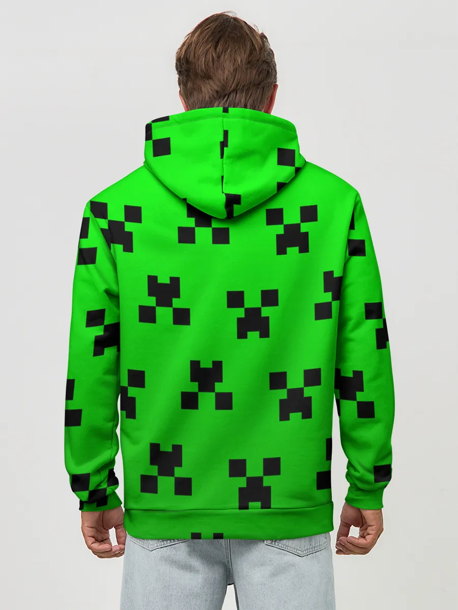 Худи мужской база хлопок / MINECRAFT