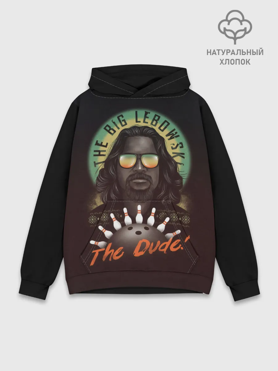 Худи мужской база хлопок / БОЛЬШОЙ ЛЕБОВСКИ.
